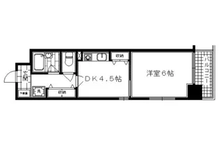 エスリード四条河原町【1201号室】の間取り