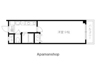 「ポポラーレ御池」【305号室】の間取り