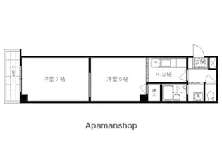 ラ・セーム771【405号室】の間取り
