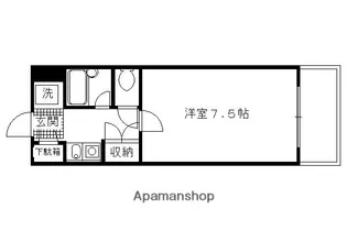 米市館【310号室】の間取り