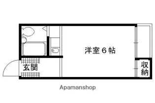 コーポ豊後【201号室】の間取り