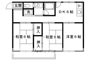 桃山ホームプラザ【3階】の間取り
