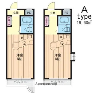メゾン・ド・ルフレ【4階】の間取り
