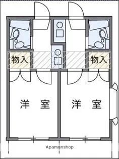 山科第3【112号室】の間取り