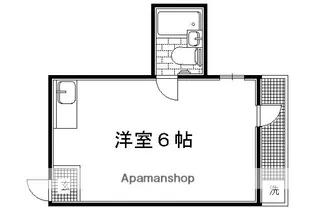 ライブコート二軒茶屋【302号室】の間取り