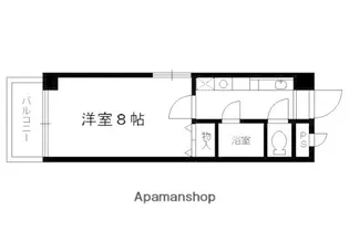 ホワイトハウス【608号室】の間取り