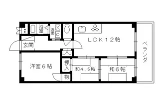 コンフォート清水【303号室】の間取り