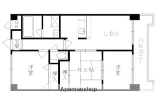 モイセス桜木【102号室】の間取り