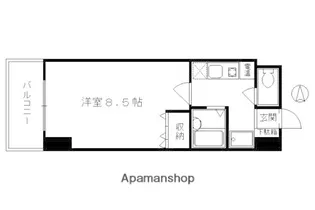 SUNVISTA四条【504号室】の間取り