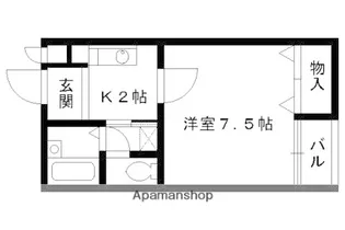 レ・タン・ドゥ・ラ・メール・CKIII【312号室】の間取り