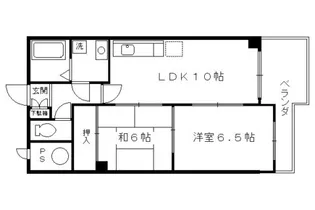 エスポワール桃栄【305号室】の間取り