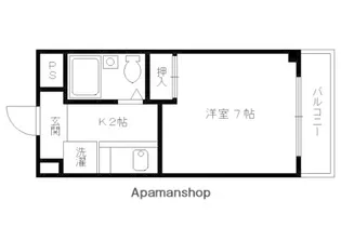 メルディアキューブ観月橋 A棟【511号室】の間取り