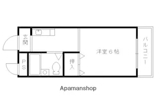 ルミエールジロ【208号室】の間取り