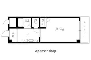 メゾン・ド・パーク【207号室】の間取り