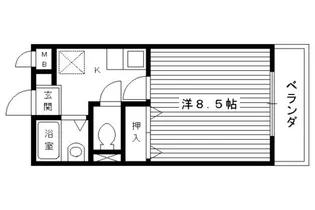 グリーンヒル桃山【1階】の間取り