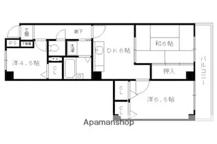 トーカン淀本町マンション【301号室】の間取り