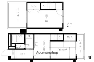 トーカン淀本町マンション【403号室】の間取り