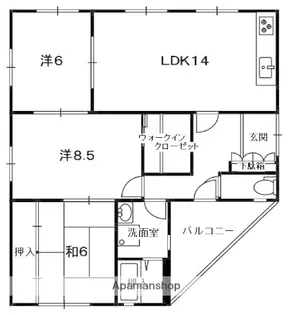 京都府相楽郡精華町大字南稲八妻小字蔭山【一戸建】の間取り