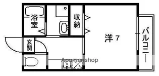 コーポ桑の木【2階】の間取り