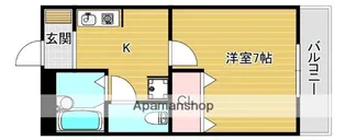 パルティール【401号室】の間取り