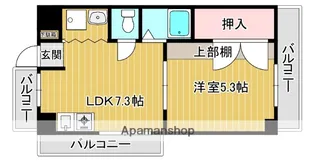 Mプラザ大住参番館【5階】の間取り
