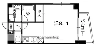 プレステージ参番館【401号室】の間取り