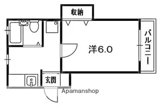 イッキュウハイツ【2階】の間取り