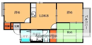 鹿芳館【2階】の間取り