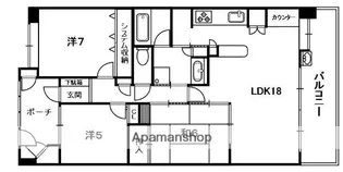 ファインガーデンあゆみヶ丘E棟【3階】の間取り