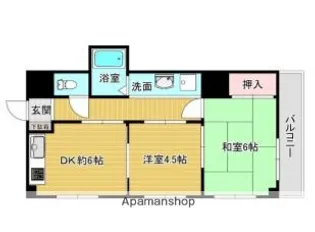 カーサオカザキ【111号室】の間取り