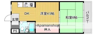 カーサオカザキ【3階】の間取り