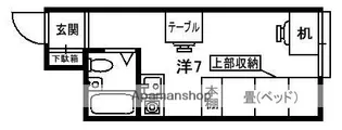 トラストハイツ【202号室】の間取り