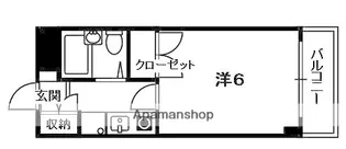 ヴィラ田辺2号館【205号室】の間取り