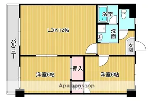 サニーヒル刀禰【2階】の間取り