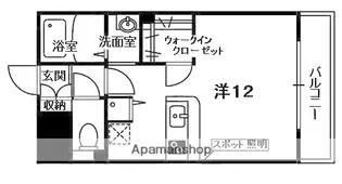 メープルコート【2階】の間取り
