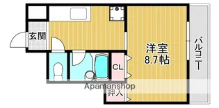 ハートフルマンション【1階】の間取り