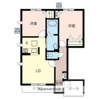アズールA【1階】の間取り