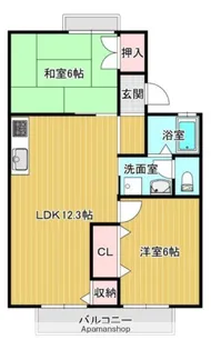 セジュール・マルコ【2階】の間取り
