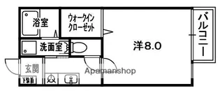 ウィン京田辺【2階】の間取り