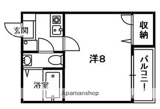オクトーバーファースト【1階】の間取り