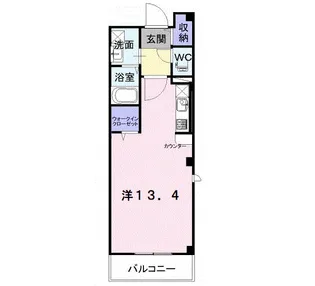 ボヌール【1階】の間取り