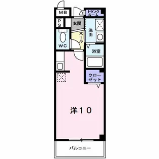 オーブ・ツダ【2階】の間取り