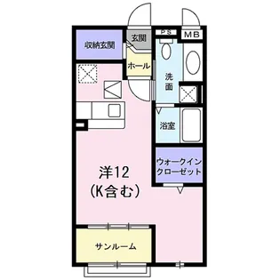 メゾン・ド・フォルテ【1階】の間取り