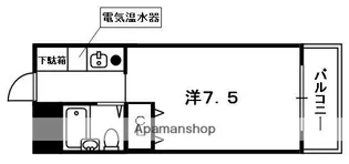 GRACE弐番館【101号室】の間取り