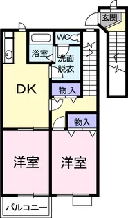 コンチェルト【2階】の間取り