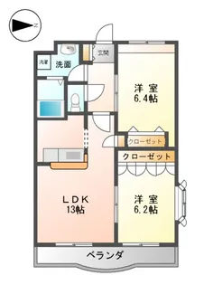 ウィルコートⅡ【3階】の間取り