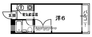 エクセル田辺【213号室】の間取り