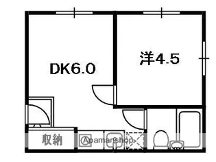 小林ハイツ【106号室】の間取り