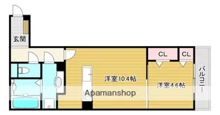 京都府城陽市久世里ノ西【アパート】の間取り