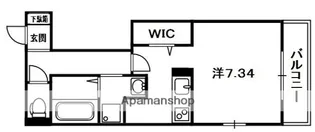 シャンティ・フィールド【205号室】の間取り